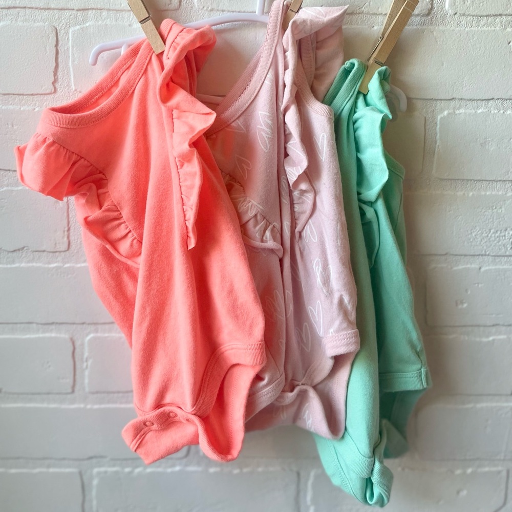 Baby One Piece 3 Pack Cat & Jack 0-3 mo